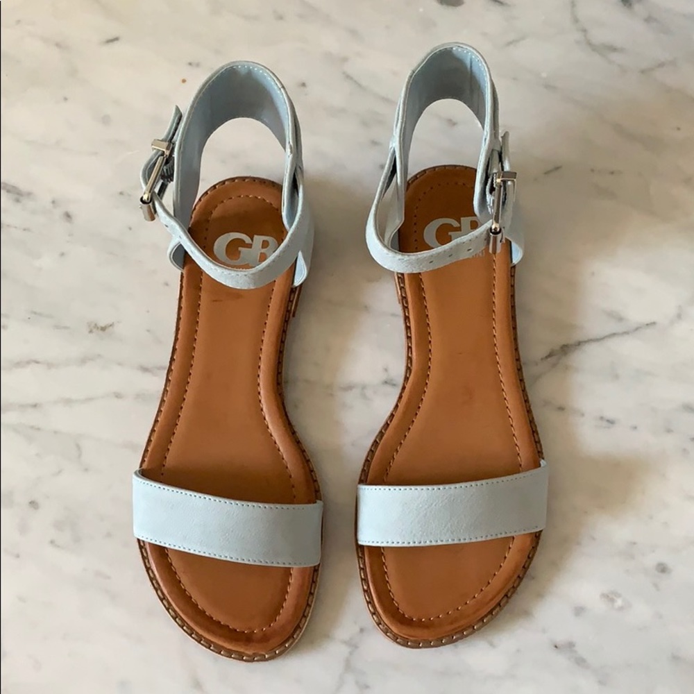Gianni Bini powder blue sandals